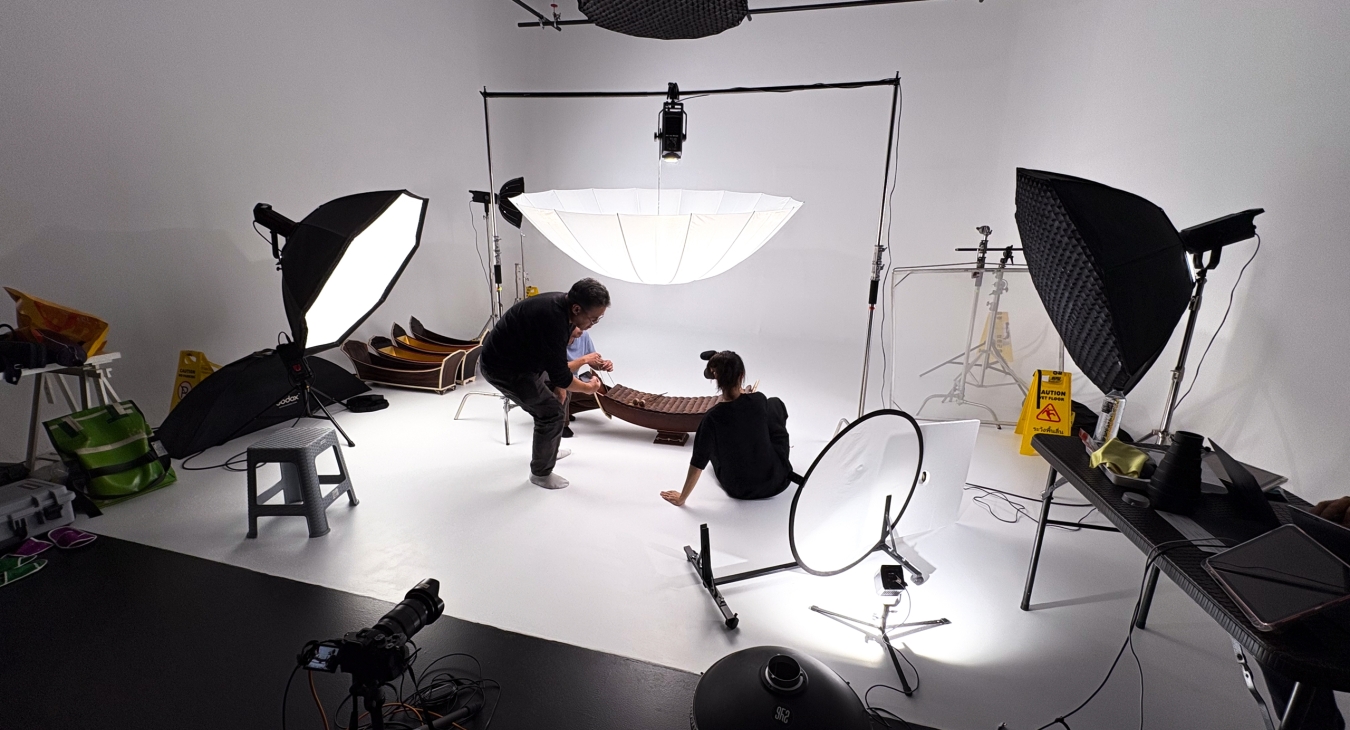 ภาพเบื้องหลังการทำงานของฝ่ายบันทึกภาพ