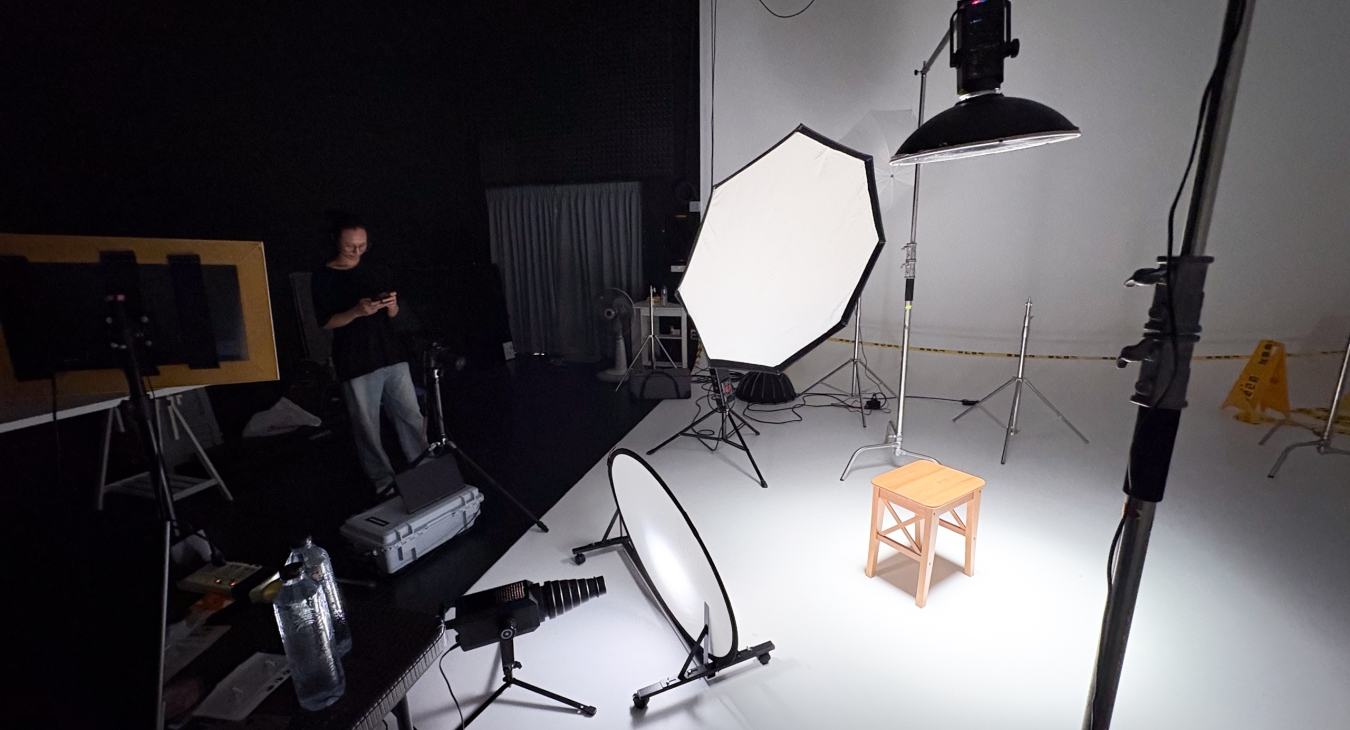 ภาพเบื้องหลังการทำงานของฝ่ายบันทึกภาพ