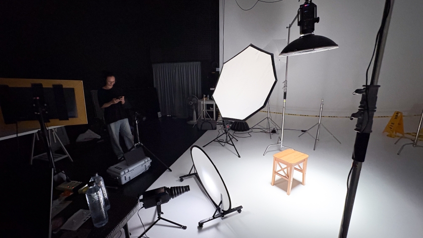 ภาพเบื้องหลังการทำงานของฝ่ายบันทึกภาพ