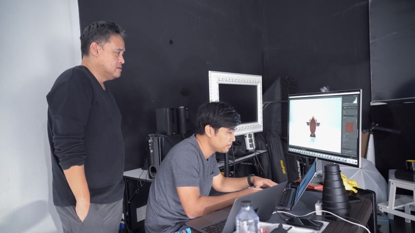 ภาพเบื้องหลังการทำงานของฝ่ายบันทึกภาพ