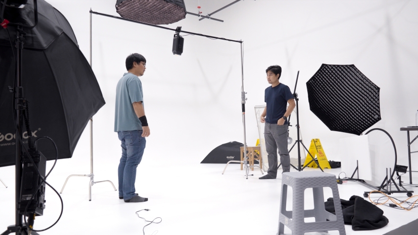 ภาพเบื้องหลังการทำงานของฝ่ายบันทึกภาพ