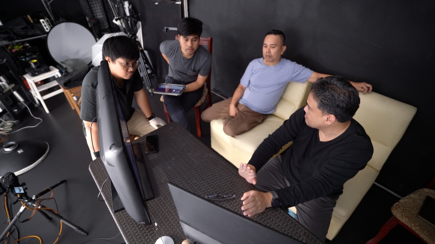 ภาพเบื้องหลังการทำงานของฝ่ายบันทึกภาพ